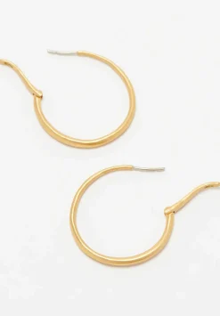 Prounis 22K, Hinged Hoop And Hook Earrings