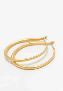 Prounis 22K, Hinged Hoop And Hook Earrings