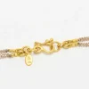 Denise Betesh 18K, 22K, Double Strand Champagne Diamond Necklace