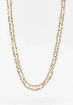 Denise Betesh 18K, 22K, Double Strand Champagne Diamond Necklace