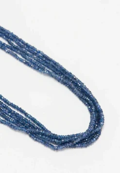 Denise Betesh 18K, 22K, Sapphire 5-Strand Necklace