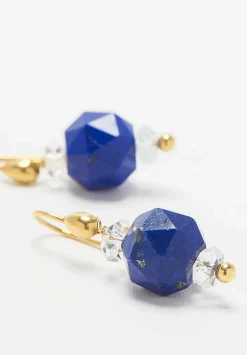 Greig Porter 18K, Lapis Lazuli And Herkimer Diamond Earrings