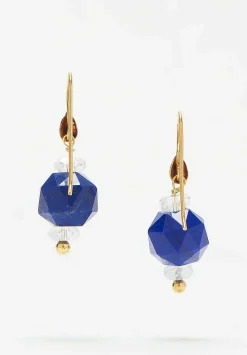 Greig Porter 18K, Lapis Lazuli And Herkimer Diamond Earrings
