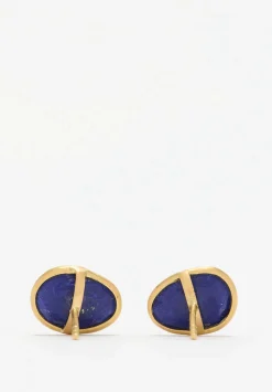 Pippa Small 18K, Lapis Stud Earrings