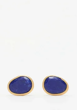 Pippa Small 18K, Lapis Stud Earrings