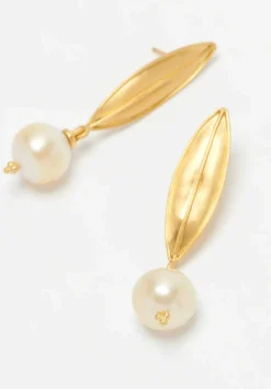 Prounis 22K, Laurel South Sea Pearl Drop Earring