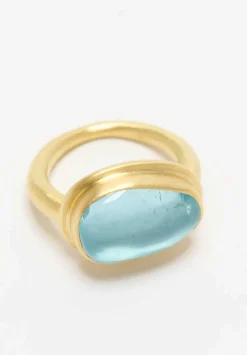 Pippa Small 18K, Light And Space Aquamarine Java Ring