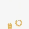 Prounis 22K, Melon Huga Hoop Earrings
