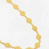 Prounis 22K, Nona Necklace With Large Fibula Clasp