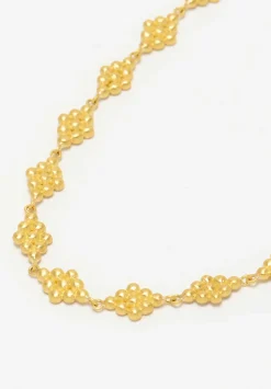 Prounis 22K, Nona Necklace With Large Fibula Clasp