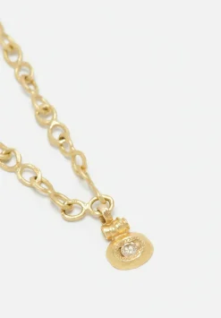 Tovi Farber 18K, Oval Link Necklace With Diamond Pendant