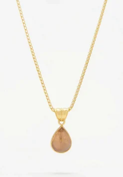 Prounis 22K, Peach Tourmaline Pendant