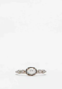 Yasuko Azuma 18K, Salt & Pepper Diamond Ring Ll