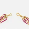 Greig Porter 18K, 5-Strand Ruby Necklace
