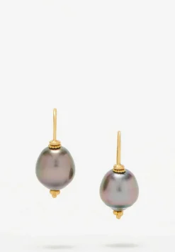 Prounis 22K, Tahitian Pearl Baby Linea Earrings