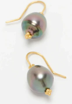 Prounis 22K, Tahitian Pearl Baby Linea Earrings