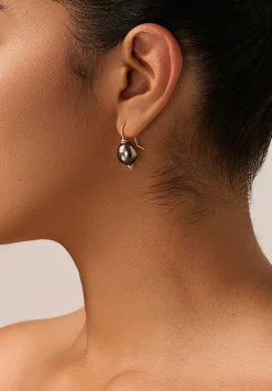 Prounis 22K, Tahitian Pearl Baby Linea Earrings