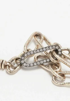 TAP by Todd Pownell 18K, White Gold Pave Diamond Link Bracelet
