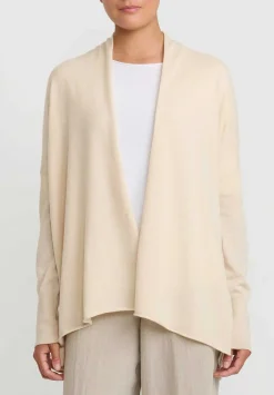Antonelli Knitted Cashmere Wool Chutney Cardigan In Ivory White