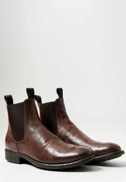 Officine Creative Leather Calixte Ignis T. Boots In Cigar Brown