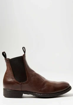 Officine Creative Leather Calixte Ignis T. Boots In Cigar Brown