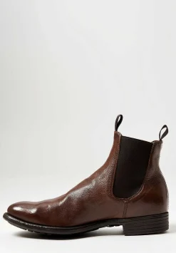 Officine Creative Leather Calixte Ignis T. Boots In Cigar Brown