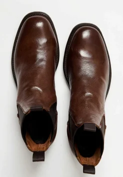 Officine Creative Leather Calixte Ignis T. Boots In Cigar Brown