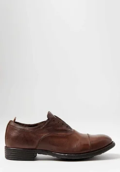 Officine Creative Leather Calixte Ignis T. Shoes In Cigar Brown
