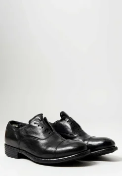 Officine Creative Leather Calixte Ignis T. Shoes In Nero Black