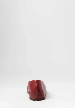 Marsèll Leather Coltellaccio Ballerina Flat In Sangue Red