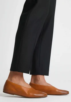 Marsèll Leather Coltellaccio Ballerina Flat In Caramello Brown