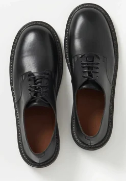 Marsèll Leather Lace Up Nasello Derby In Nero Black