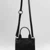 Corîu Leather Mini Bitta Crossbody Bag In Black