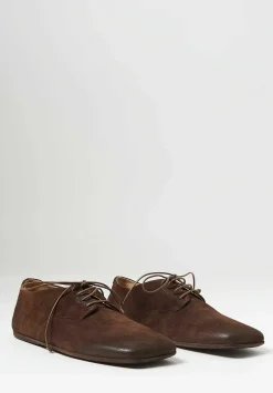 Marsèll Leather ''Spato'' Derby In Chocolate Brown