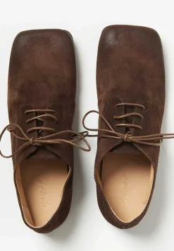 Marsèll Leather ''Spato'' Derby In Chocolate Brown