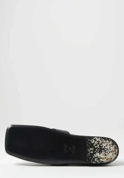 Marsèll Leather Spatolona Square Toe Loafer In Black