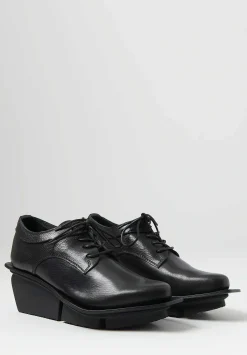 Trippen Leather Steady Shoe In Black