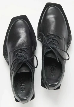 Trippen Leather Steady Shoe In Black
