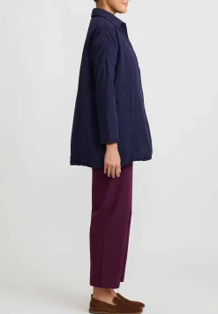 Casey Casey Light Paper Cotton ''Sunny Bab'' Jacket In Blue Ink