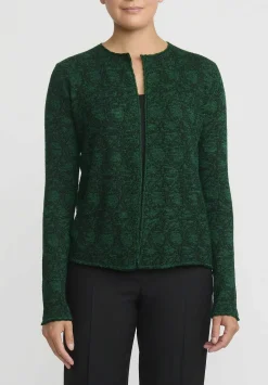 Lainey Keogh Lightweight Cardigan In Emerald Green
