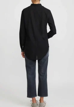 Umit Unal Lightweight Cotton Shirt In Black