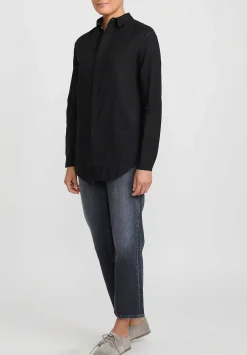 Umit Unal Lightweight Cotton Shirt In Black