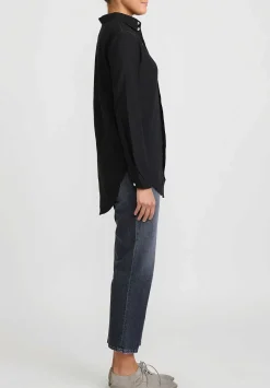Umit Unal Lightweight Cotton Shirt In Black