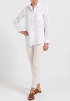 Antonelli Linen ''Bombay'' Shirt In White
