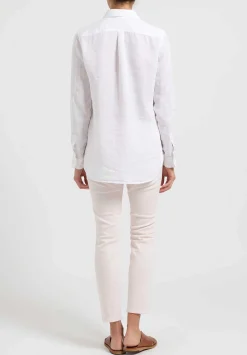 Antonelli Linen ''Bombay'' Shirt In White