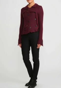 Rundholz Black Label Linen Cotton Stretch Skinny Pants In Black