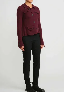 Rundholz Black Label Linen Cotton Stretch Skinny Pants In Black