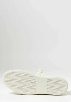 Uma Wang Linen Sneakers In Off White
