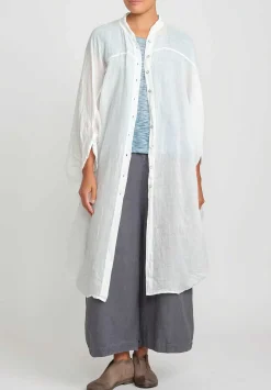 Gilda Midani Linen Square Tunic In White