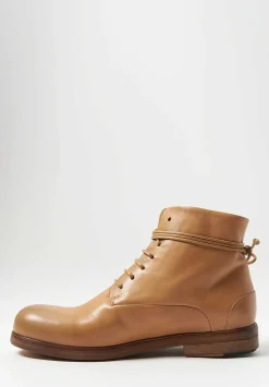 Marsèll Marsell Zucca Media Lace Up Ankle Boot In Cuoio Brown